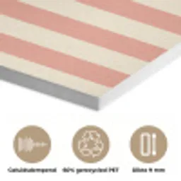 Zomer - Quote - Strepen PET vilt klein -closeup_NL