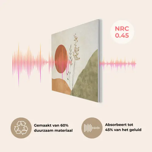 Zon - Abstract - Takken - Oranje PET vilt klein -USP_NL