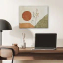 Zon - Abstract - Takken - Oranje PET vilt klein -sfeer5