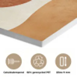 Zon - Abstract - Takken - Oranje PET vilt klein -closeup_NL