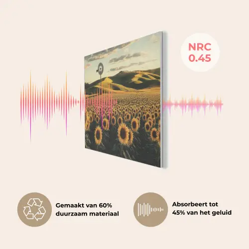 Zonnebloem - Veld - Windmolen PET vilt klein -USP_NL