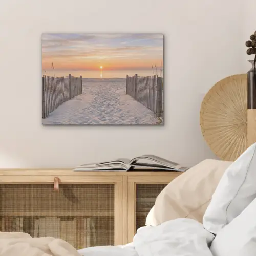 Zonsondergang - Strand - Zand PET vilt klein -sfeer3