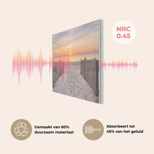 Zonsondergang - Strand - Zand PET vilt klein -USP_NL
