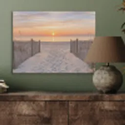 Zonsondergang - Strand - Zand PET vilt klein -sfeer2