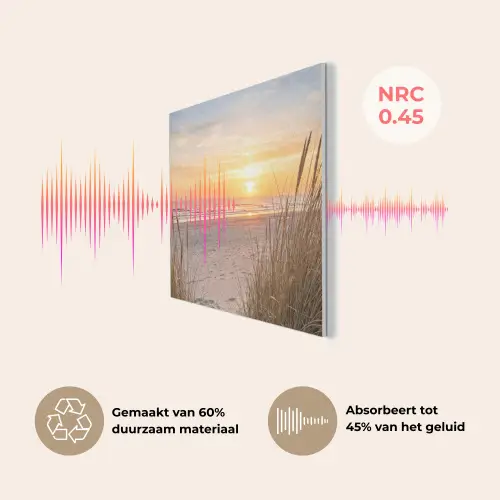 Zonsondergang - Duinen - Zee PET vilt klein -USP_NL