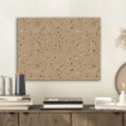 Terrazzo - Patroon - Beige PET vilt klein 837 -sfeer1