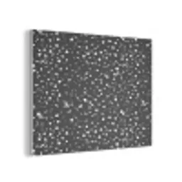 Terrazzo -  Patroon - Zwart - Wit PET vilt klein 837 -3d