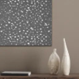 Terrazzo -  Patroon - Zwart - Wit PET vilt klein 837 -sfeer6_closeup