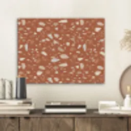 Terrazzo - Patroon - Klei PET vilt klein 837 -sfeer1
