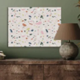 Terrazzo - Patroon - Kleurrijk PET vilt klein 837 -sfeer2