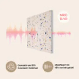 Terrazzo -  Patroon - Kleurrijk - Indigo PET vilt klein 837 -USP_NL