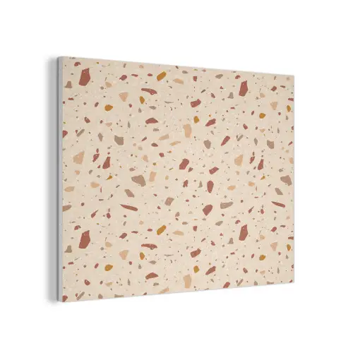 Terrazzo - Patroon - Kleurrijk - Steen PET vilt klein 837 -3d