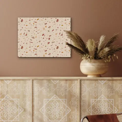 Terrazzo - Patroon - Kleurrijk - Steen PET vilt klein 837 -sfeer4