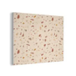 Terrazzo -  Patroon - Kleurrijk - Steen PET vilt klein 837 -3d