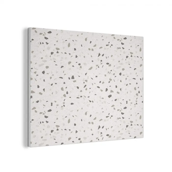 Terrazzo - Patroon - Créme PET vilt klein 837 -3d