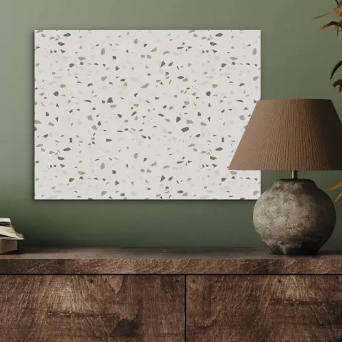 Terrazzo - Patroon - Créme PET vilt klein 837 -sfeer2