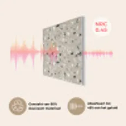 Terrazzo - Patroon - Groen PET vilt klein 837 -USP_NL