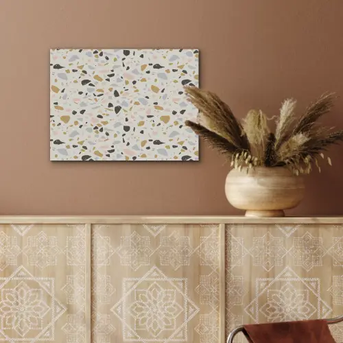 Terrazzo - Patroon - Neutraal - Zacht - Multi PET vilt klein 837 -sfeer4
