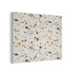 Terrazzo -  Patroon - Neutraal - Zacht - Multi PET vilt klein 837 -3d
