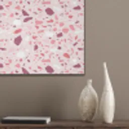 Terrazzo - Patroon - Roze PET vilt klein 837 -sfeer6_closeup