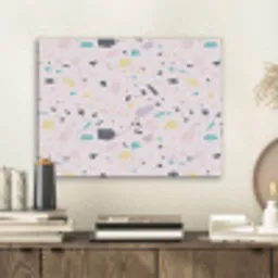 Terrazzo -  Patroon - Zacht - Snoep PET vilt klein 837 -sfeer1