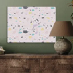 Terrazzo -  Patroon - Zacht - Snoep PET vilt klein 837 -sfeer2
