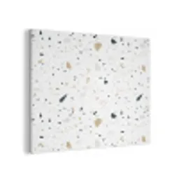 Terrazzo - Patroon - Wit - Neutraal PET vilt klein 837 -3d