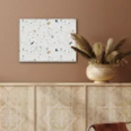 Terrazzo - Patroon - Wit - Neutraal PET vilt klein 837 -sfeer4