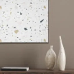 Terrazzo - Patroon - Wit - Neutraal PET vilt klein 837 -sfeer6_closeup