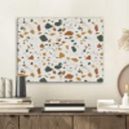 Terrazzo - Patroon - Wit - Terra PET vilt klein 837 -sfeer1
