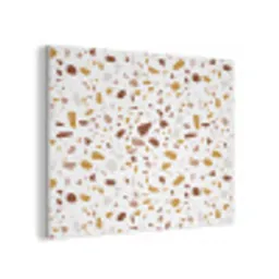 Terrazzo -  Patroon - Wit - Urban PET vilt klein 837 -3d