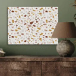 Terrazzo -  Patroon - Wit - Urban PET vilt klein 837 -sfeer2