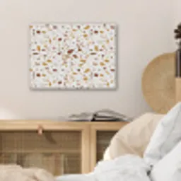 Terrazzo -  Patroon - Wit - Urban PET vilt klein 837 -sfeer3