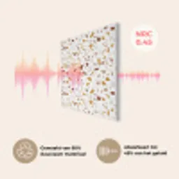 Terrazzo -  Patroon - Wit - Urban PET vilt klein 837 -USP_NL