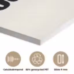 Tekst - Blokletters - Zwart - Vlees PET vilt klein -closeup_NL