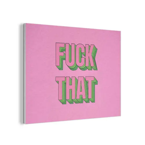 Tekst - Bold - Roze PET vilt klein -3d