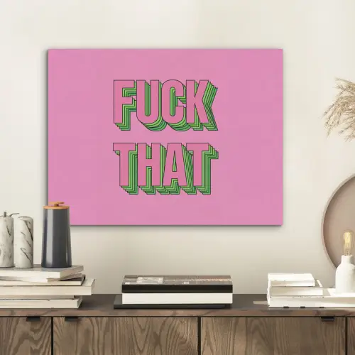 Tekst - Bold - Roze PET vilt klein -sfeer1