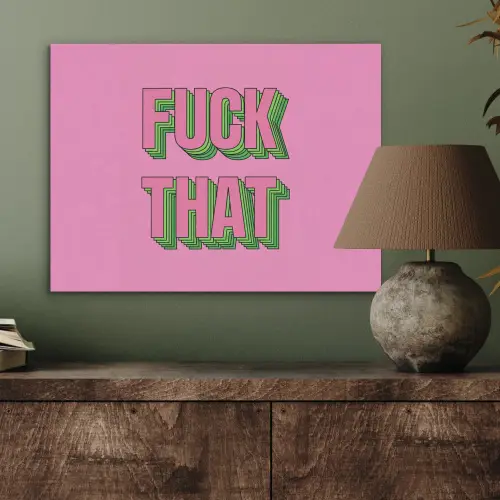 Tekst - Bold - Roze PET vilt klein -sfeer2
