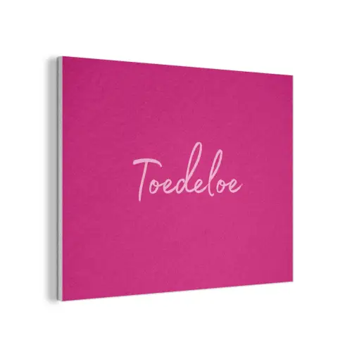 Toedeloe - Roze PET vilt klein -3d