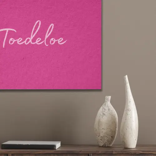 Toedeloe - Roze PET vilt klein -sfeer6_closeup