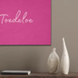 Toedeloe - Roze PET vilt klein -sfeer6_closeup