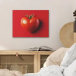 Tomaat - Rood - Hart PET vilt klein -sfeer3