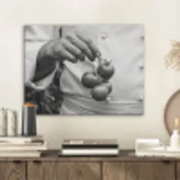 Tomaten - Chef - Zwart - Wit PET vilt klein -sfeer1