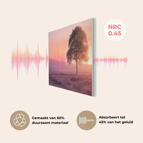 Boom - Heide - Zonsopgang PET vilt middel -USP_NL