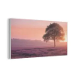 Boom - Heide - Zonsopgang PET vilt middel -3d