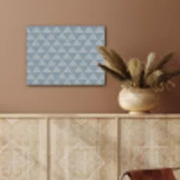 Driehoek - Blauw - Patroon - Strepen PET vilt klein 837 -sfeer4