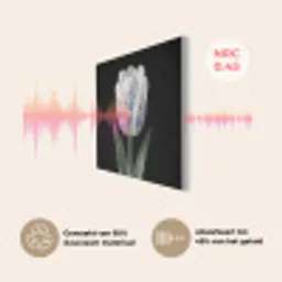 Tulp - Patroon - Blauw PET vilt klein -USP_NL