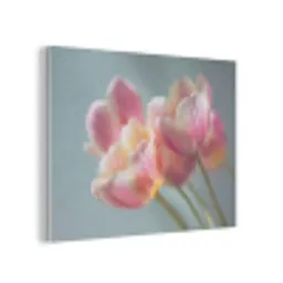 Tulpen - Roze - Stelen PET vilt klein -3d
