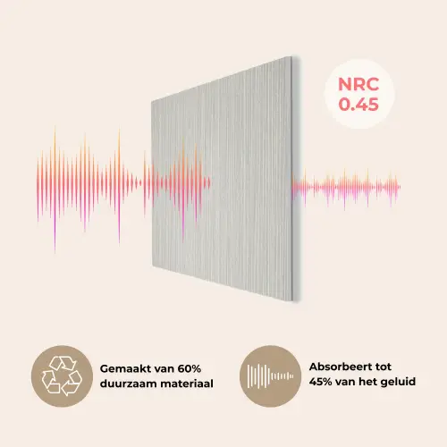 Verticaal - Strepen - Patroon - Blauw PET vilt klein 837 -USP_NL