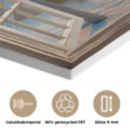 Doorkijk - Strand - Pad - Zonsondergang PET vilt klein -closeup_NL